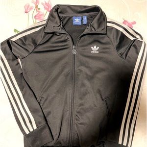 ADIDAS full zip black white jacket